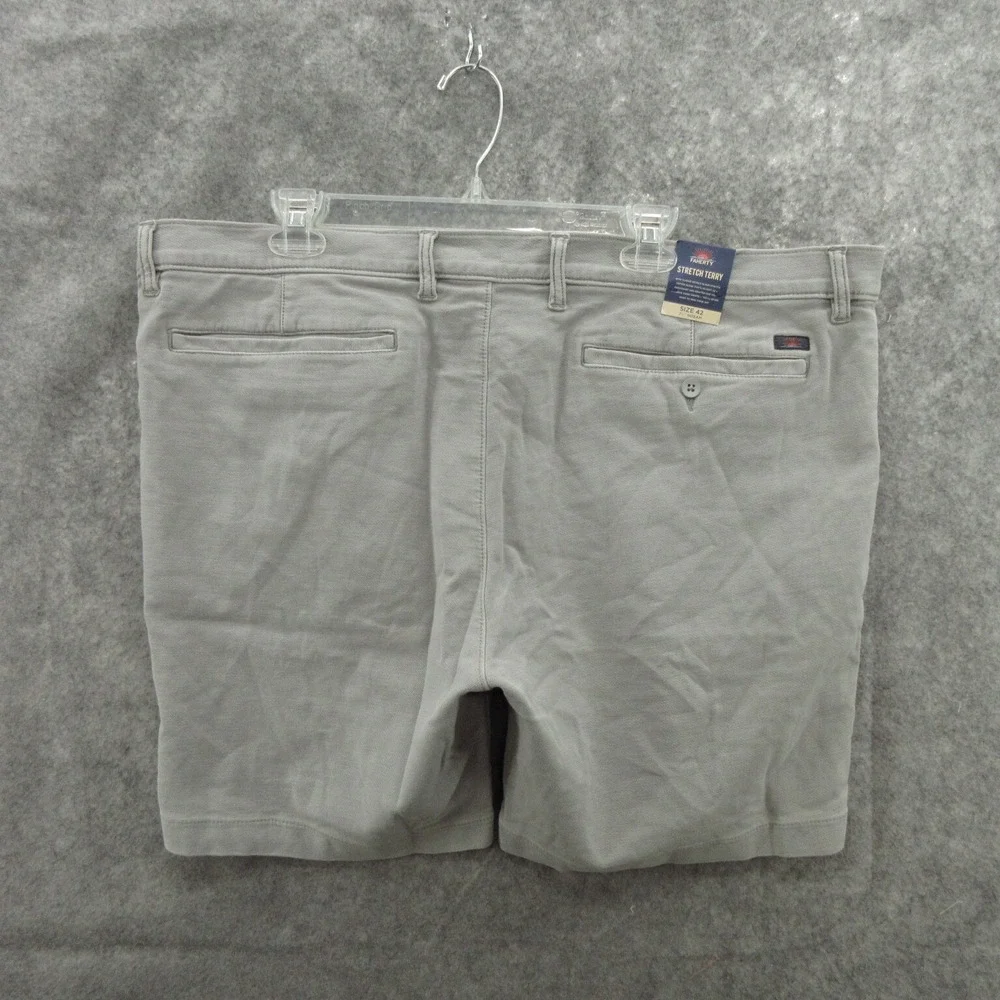 Faherty Men's Chino Shorts 42 Iron Cotton Blend Stretch Terry 7
